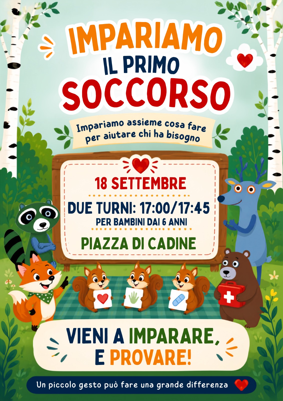 Primo soccorso per bambini